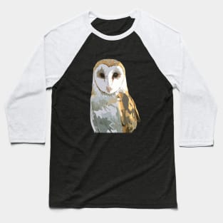 Barn Owl Baseball T-Shirt